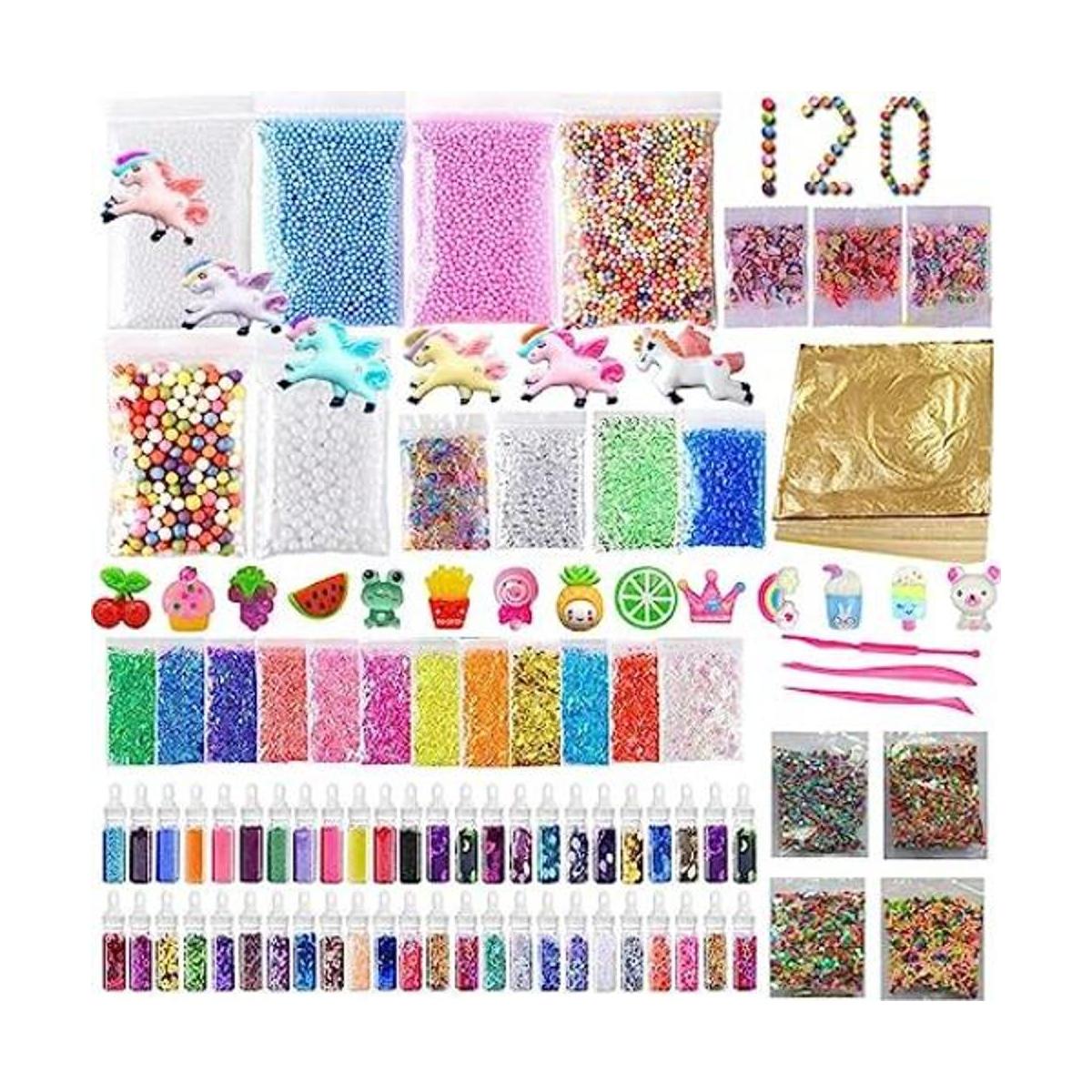 Paquete de 106 Kits Suministros de fabricación de slime