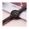 SHENGKE Creative Simplicity Reloj de cuero genuino para_3