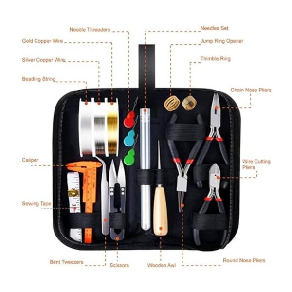 PAXCOO Kit de suministros para hacer joyas con_2