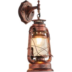NOXARTE Lámpara de pared rústica para iluminación de farol_1