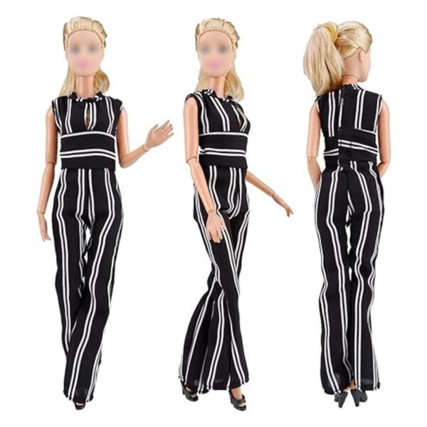 ETING Ropa de muñeca hecha a mano falda corta overol_3
