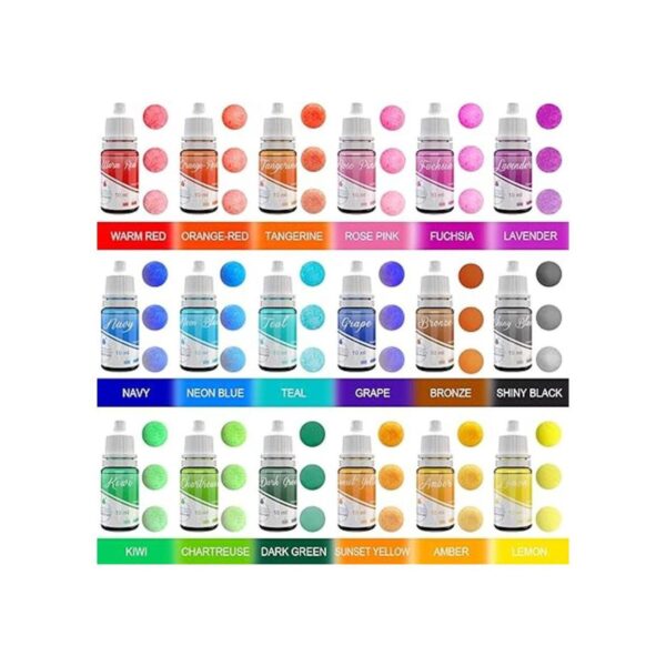 Tinte de jabón con bomba de baño de 18 colores con bolsas