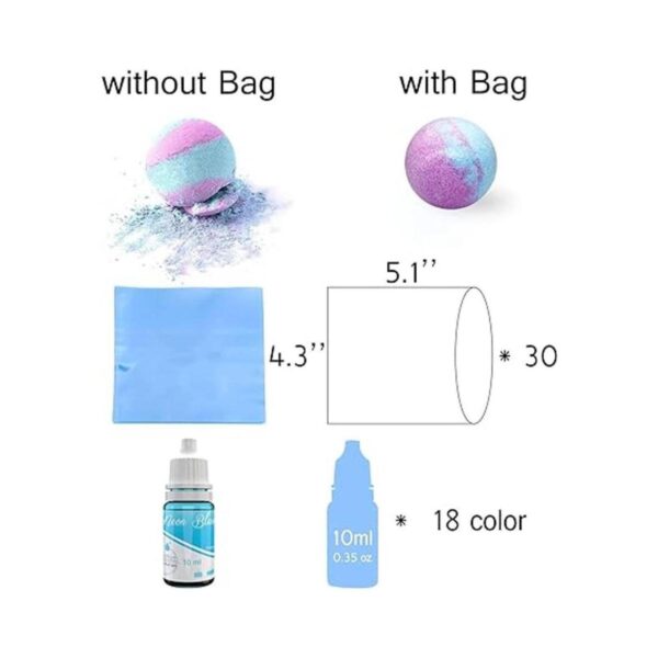 Tinte de jabón con bomba de baño de 18 colores con bolsas