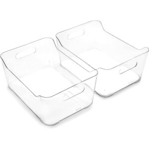 BINO Cubo de almacenamiento de plástico transparente con_1