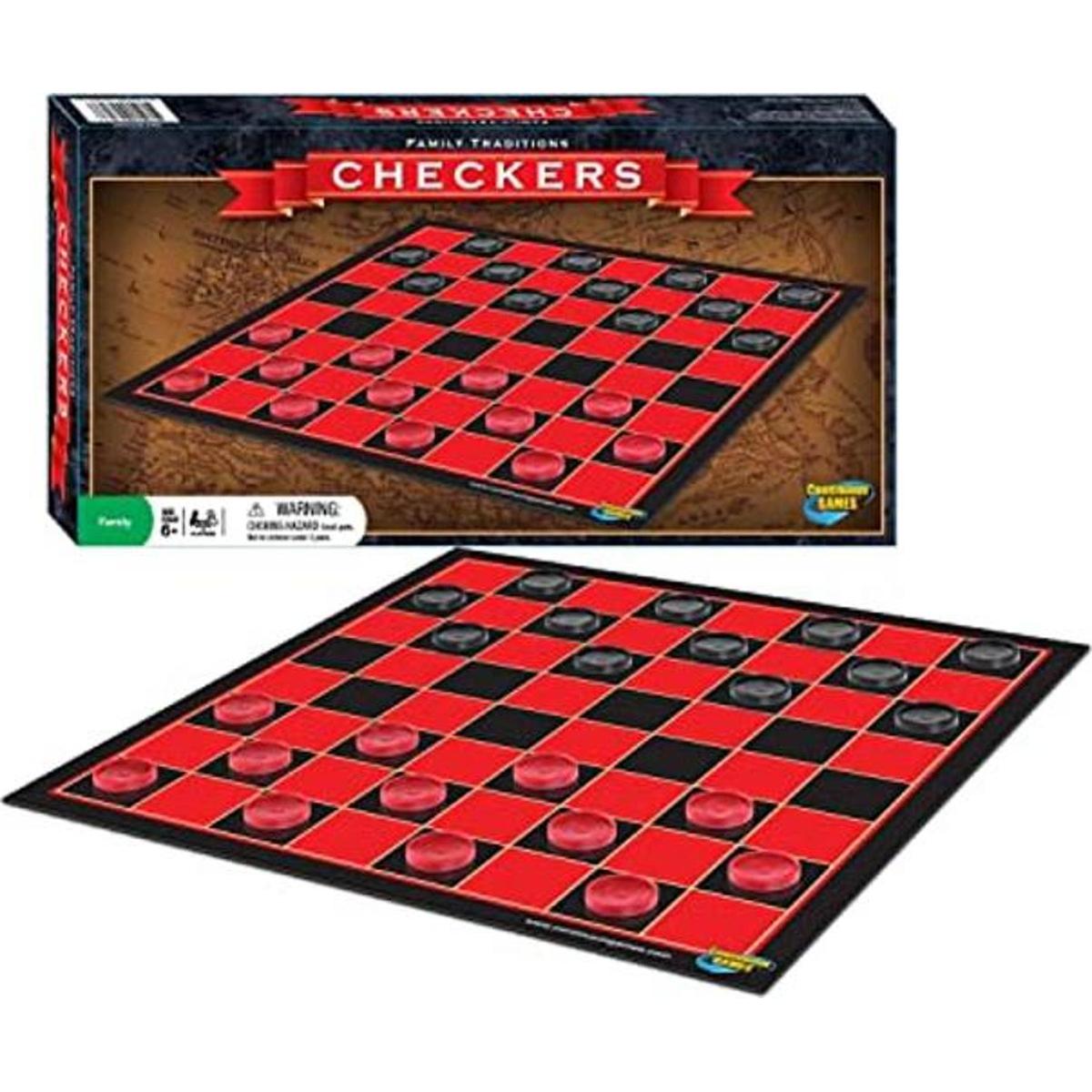 Continuum Games Checkers Family Traditions Juegos de mesa