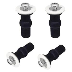 SelfTek Paquete de 4 tornillos de bisagra de asiento de