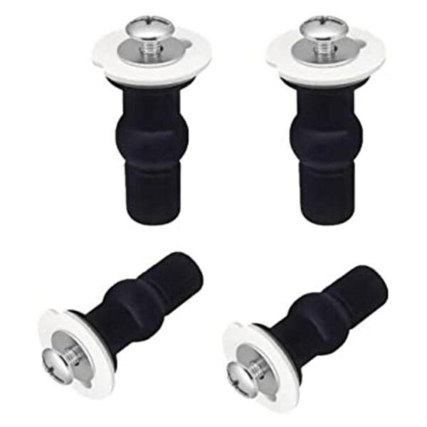 SelfTek Paquete de 4 tornillos de bisagra de asiento de