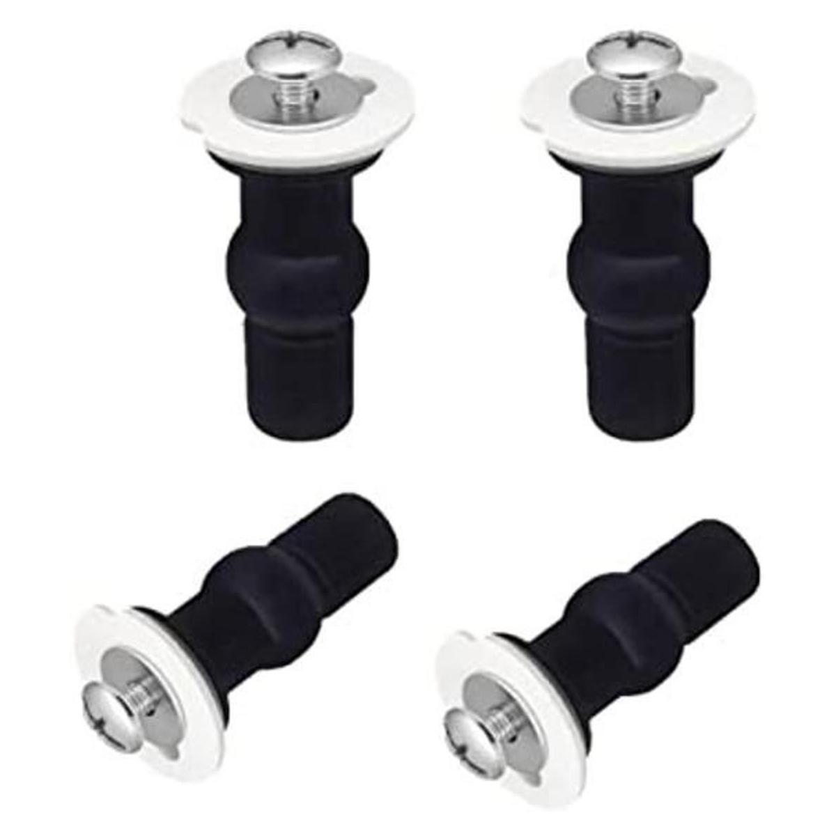 SelfTek Paquete de 4 tornillos de bisagra de asiento de