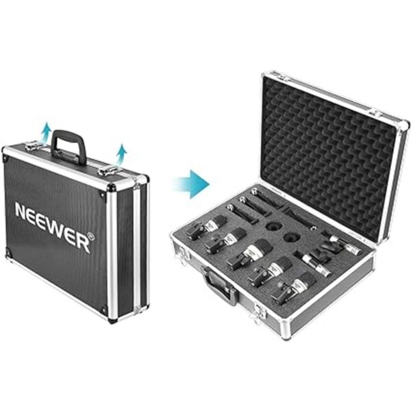 Neewer Kit de micrófono dinámico con cable de 7 piezas_3