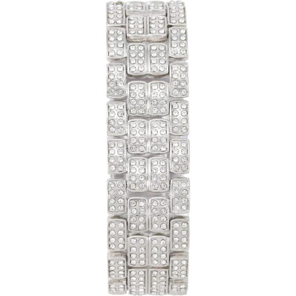 Blinged Out reloj redondo de lujo para hombre con esfera