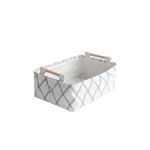 LUFOFOX Cesta organizadora plegable de tela rectangular_1