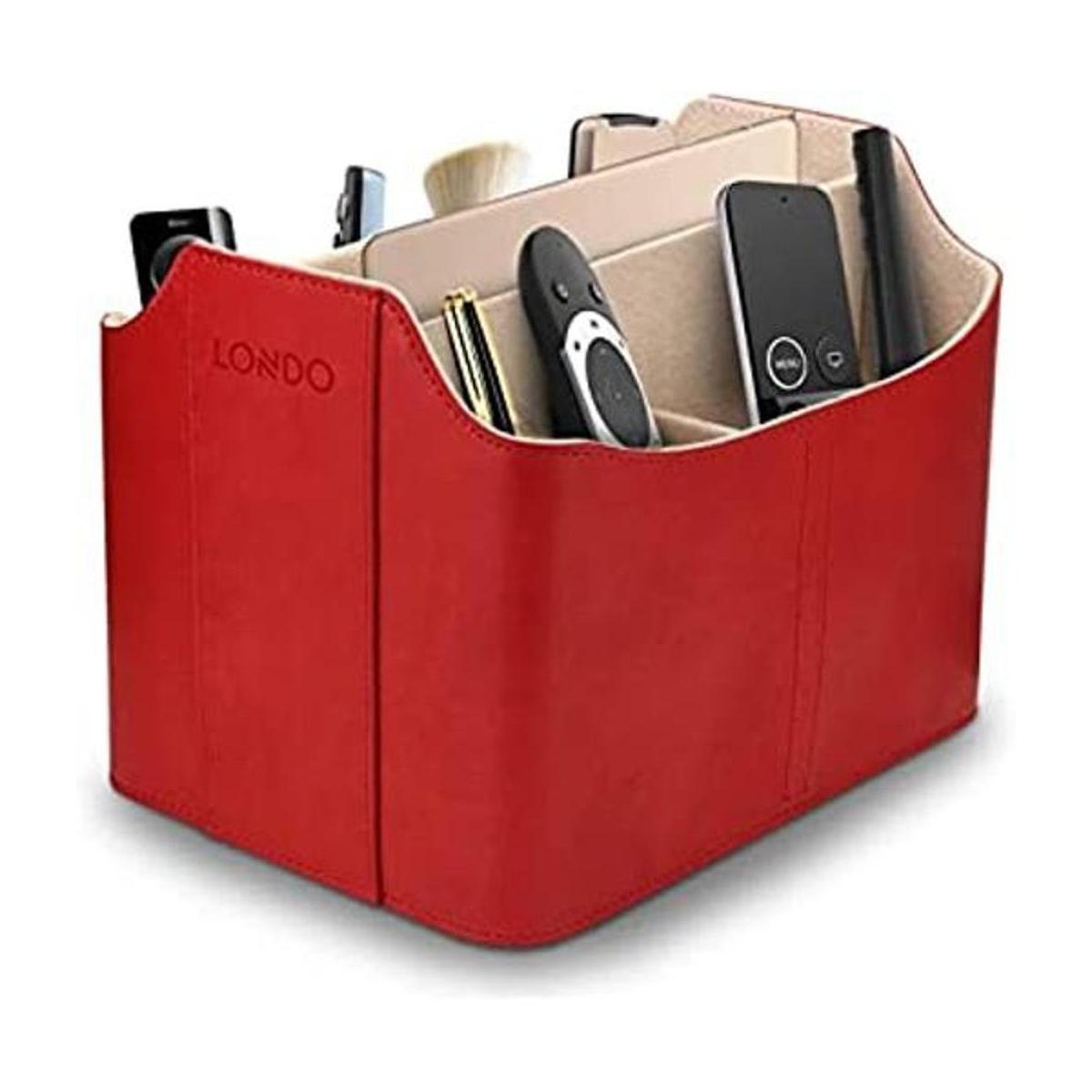 Londo Organizador y organizador de control remoto de cuero
