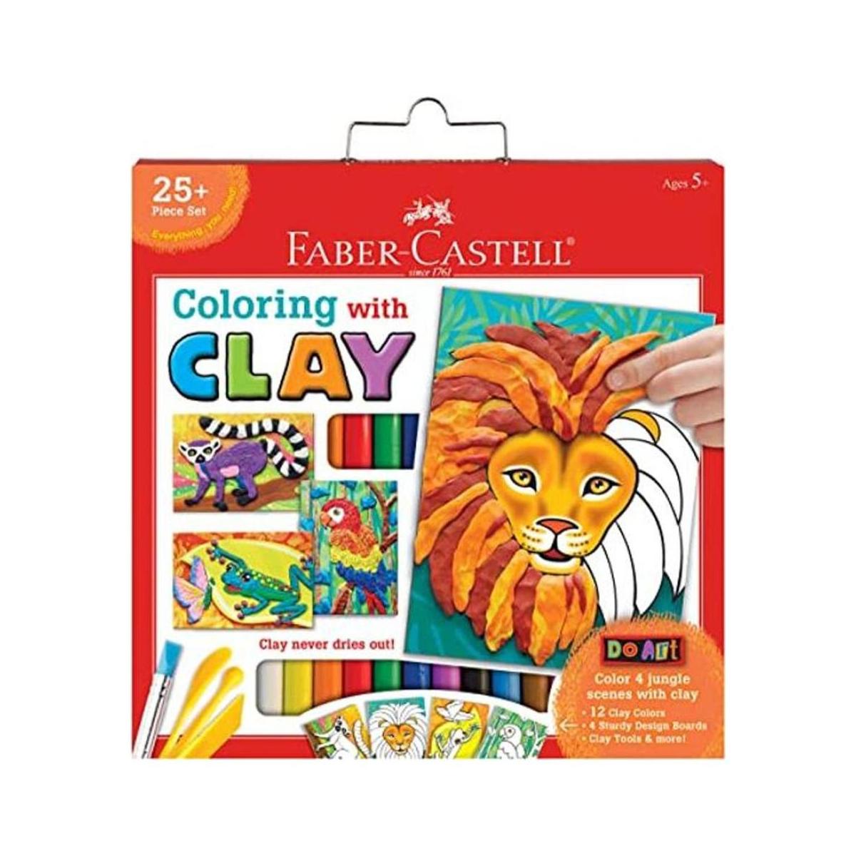 FaberCastell Haz arte para colorear con arcilla Arte de