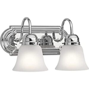 Kichler Lighting 5336CHS Baño de dos luces cromado_1