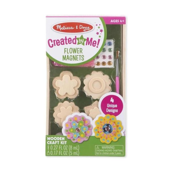 Melissa Doug Kit de manualidades de imanes de madera de_1