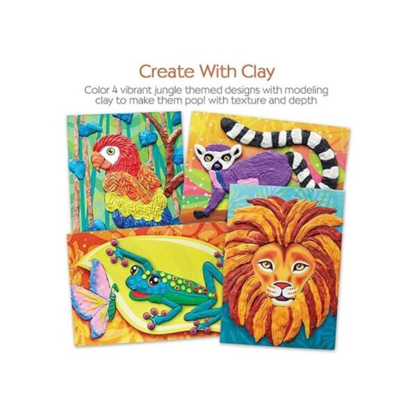 FaberCastell Haz arte para colorear con arcilla Arte de_2