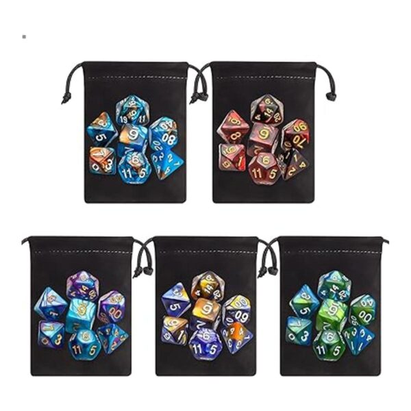 Dados Poliédricos de 35 Piezas Dados de Dados de Juego_2