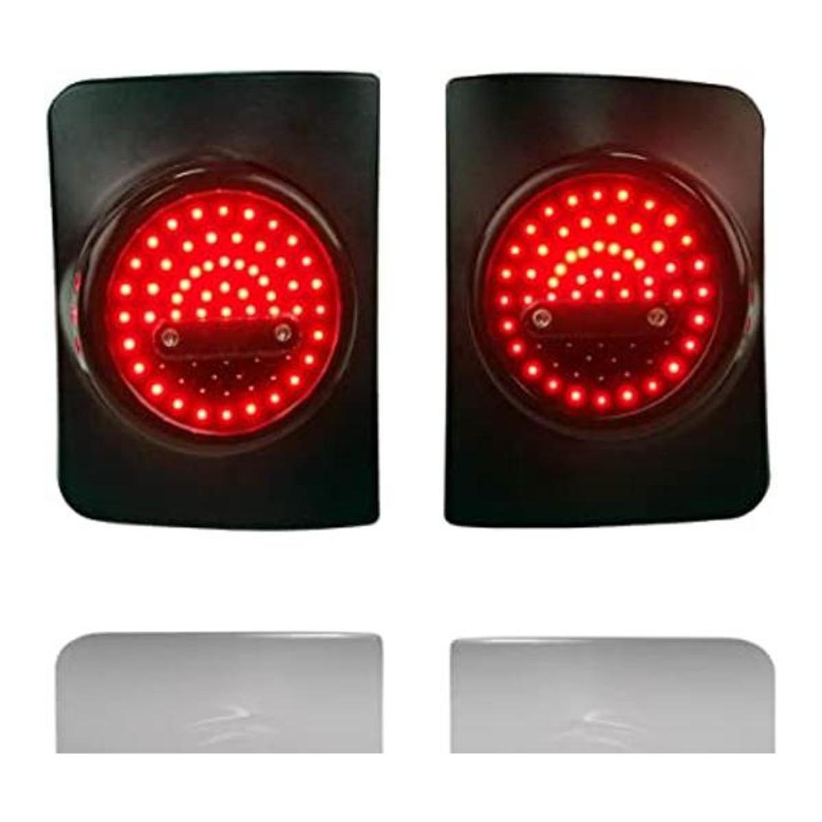 SKTYANTS Luz trasera redonda LED de freno luz de reversa
