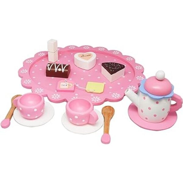Juegos de té de madera para niñas pequeñas juego de_4