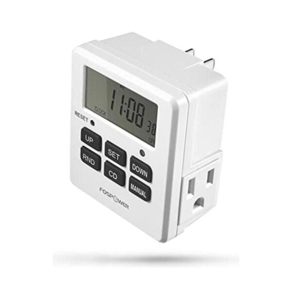 FosPower Temporizador de salida 125 V15 A LCD_1