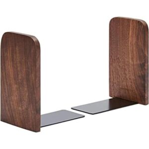 Pandapark Sujetalibros de madera antideslizante para_1