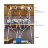 Igreeman 4 pares de adaptadores de video pasivo Balun BNC