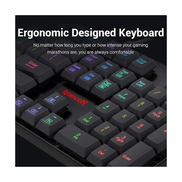 Redragon K509RGB Teclado para juegos de PC de 104 teclas