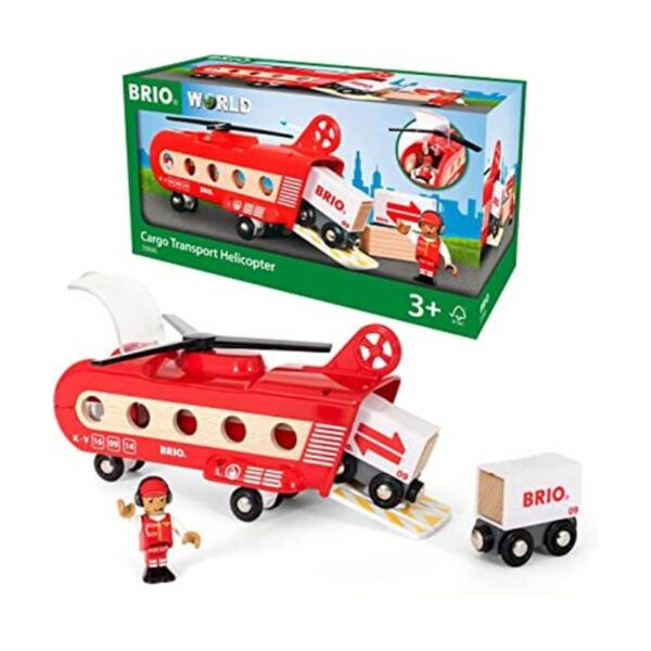 BRIO World 33886 Helicóptero de carga Juguete para_1