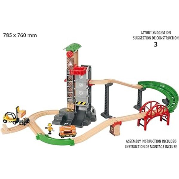 Juego Brio World 33887 de 32 piezas de juguete tren con_4