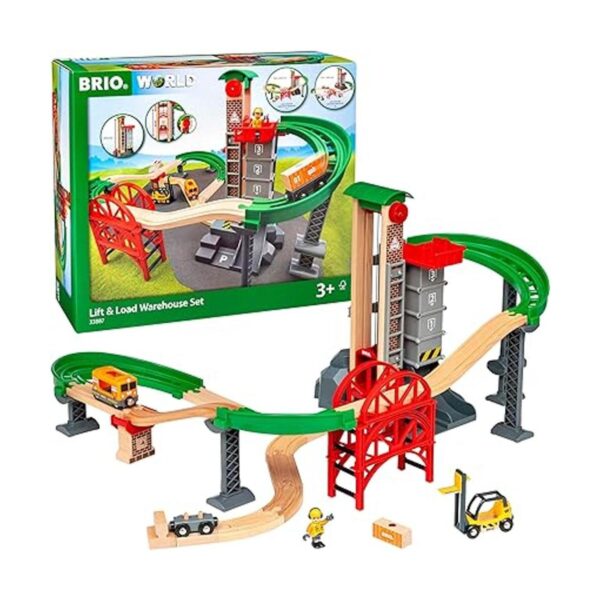 Juego Brio World 33887 de 32 piezas de juguete tren con_1