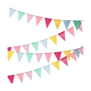Hicarer 36 banderines multicolores banderines pastel_1