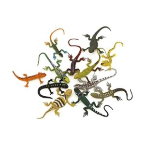 Kvvdi 12 juguetes de lagarto de plástico falso de 5_1