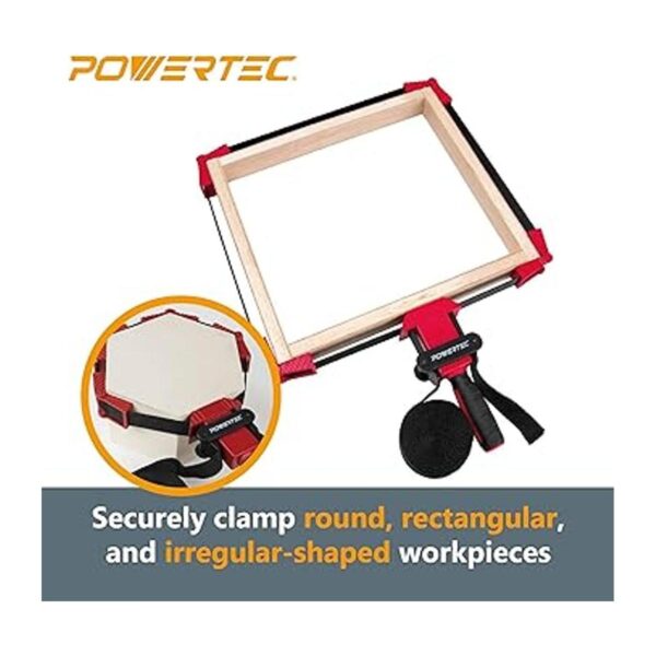 POWERTEC 71122 Deluxe Polygon Abrazadera de banda de_2