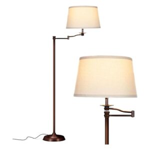 Brightech Caden Lámpara de pie LED gran decoración de_1