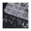 Hilitchi Juego de anillos de retención externos de acero