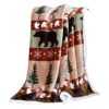 Carstens Inc Cascade Ridge Manta de felpa suave de_1