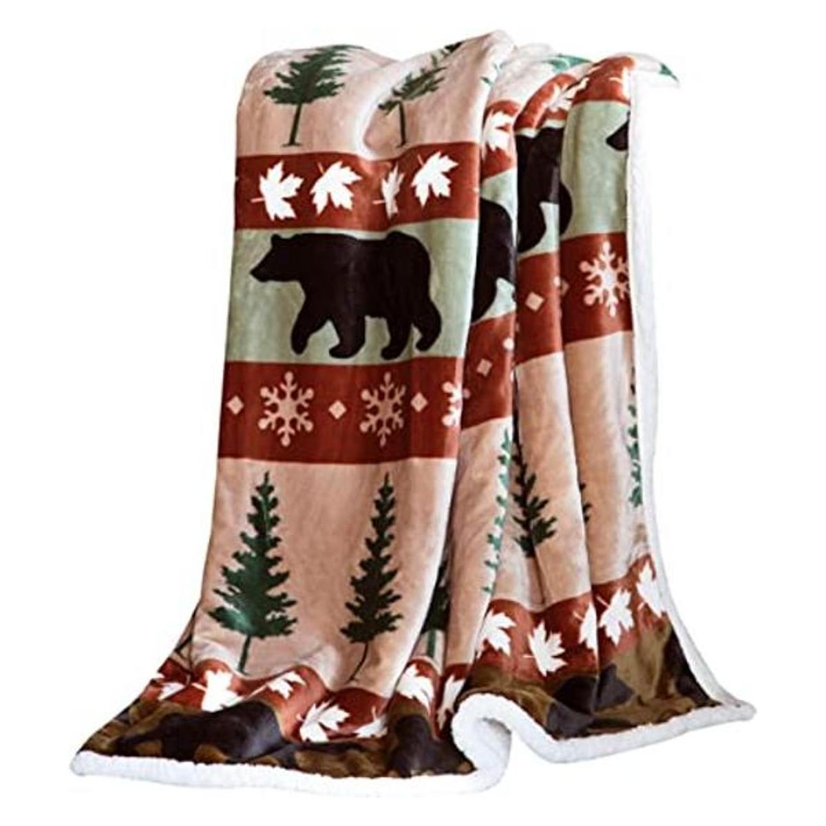 Carstens Inc Cascade Ridge Manta de felpa suave de