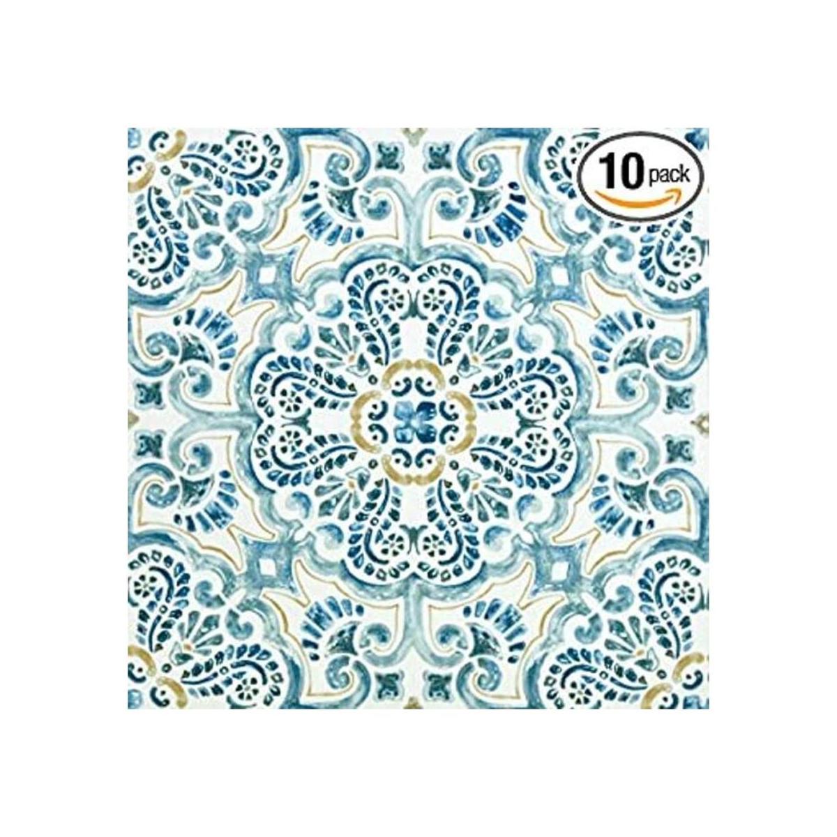 FloorPops FP2477 Fontaine Azulejos de suelo Peel Stick