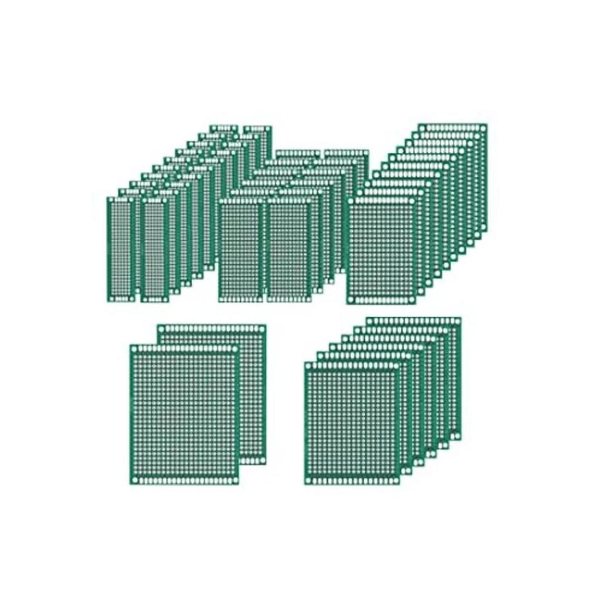 Kit de prototipo de placa PCB de doble cara de 50 piezas
