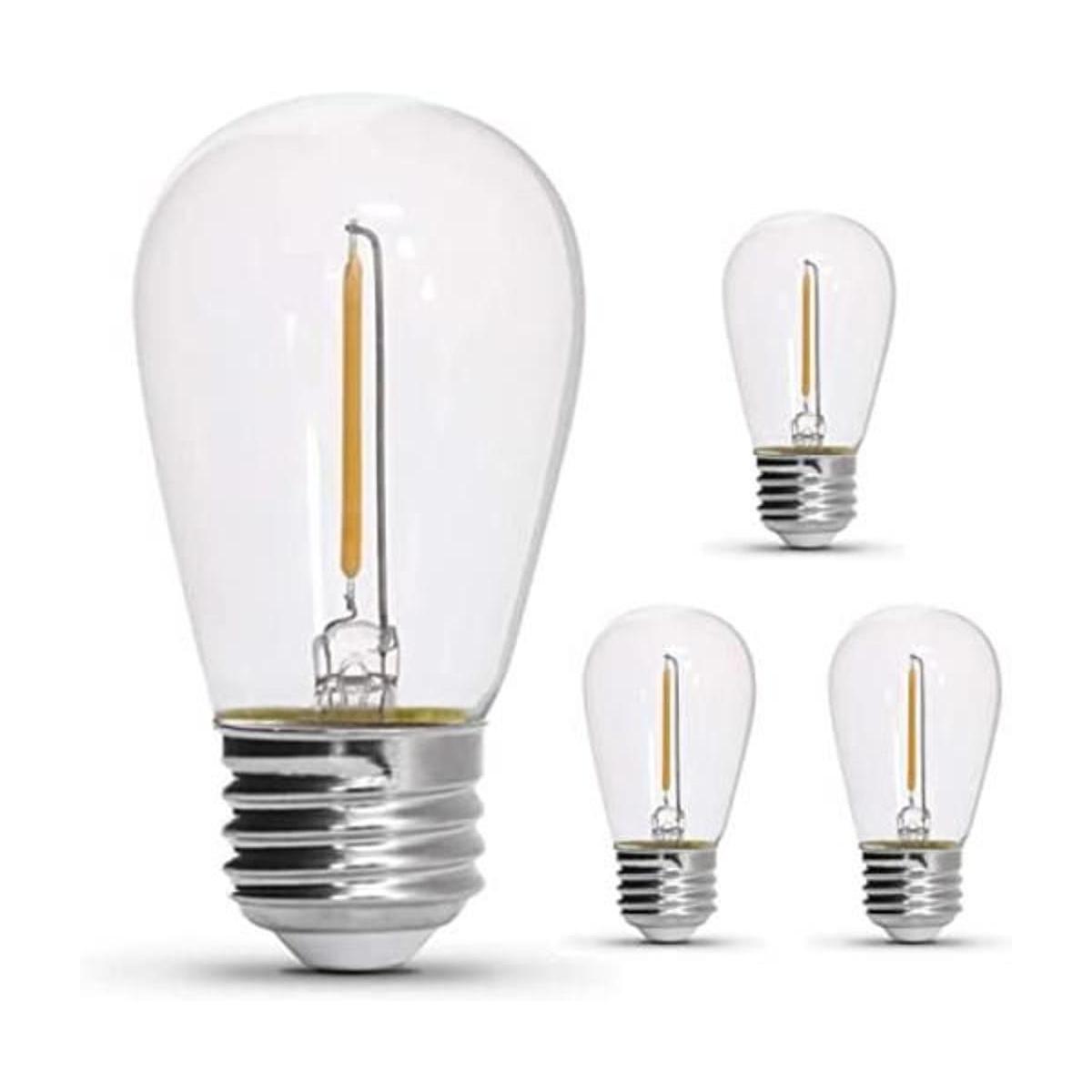 Feit Electric Bombilla LED S14822FILED4 de 1W sin DM 4