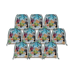 SHARK bolsas de cordón niños suministros para fiesta de