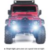 INJORA Parachoques delantero de metal RC con luz LED para_4
