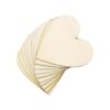 Frienda Corazones de madera de 3.15 pulgadas discos de