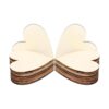 Frienda Corazones de madera de 3.15 pulgadas discos de