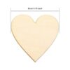 Frienda Corazones de madera de 3.15 pulgadas discos de