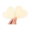 Frienda Corazones de madera de 3.15 pulgadas discos de