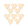 Frienda Corazones de madera de 3.15 pulgadas discos de