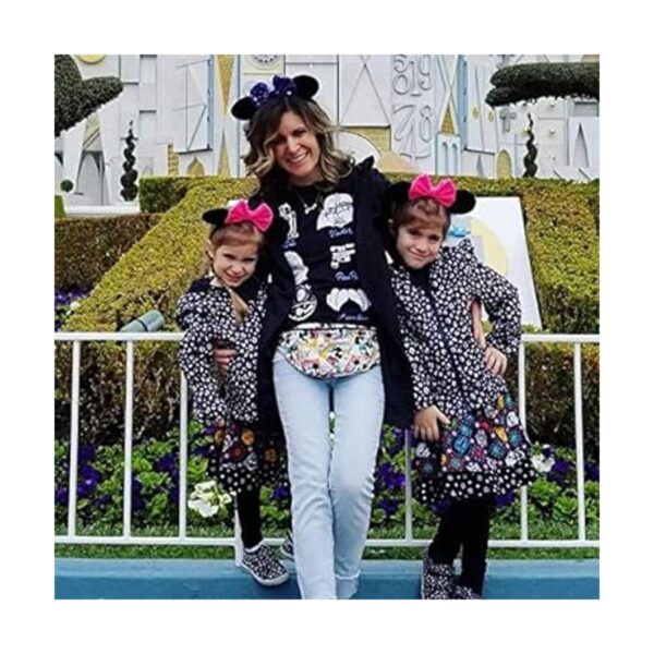 CLGIFT Orejas de Mickey rosas orejas de Minnie arcoíris_2