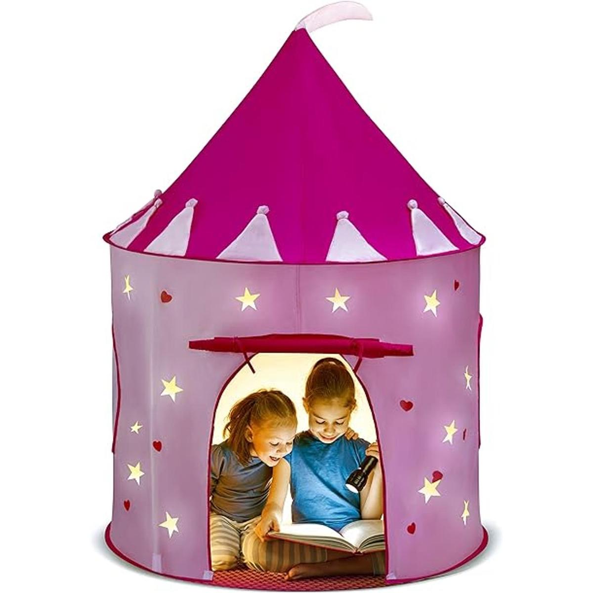 Play22 Tienda de campaña de juego de castillo de princesa