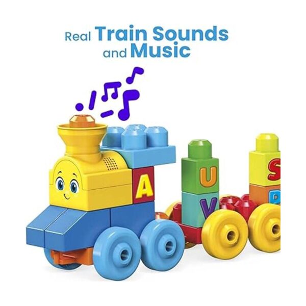 Mega Bloks First Builders Tren musical ABC con bloques de_3
